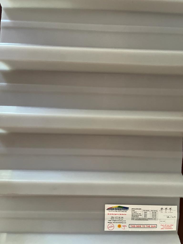 2.5mm Standard IBR Profile Translucent Roof Sheet